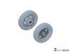 E.T. Model P35-137 WWII German Steyr Type1500A/1500A-1 Sagged wheels For TAMIYA Kit 1/35